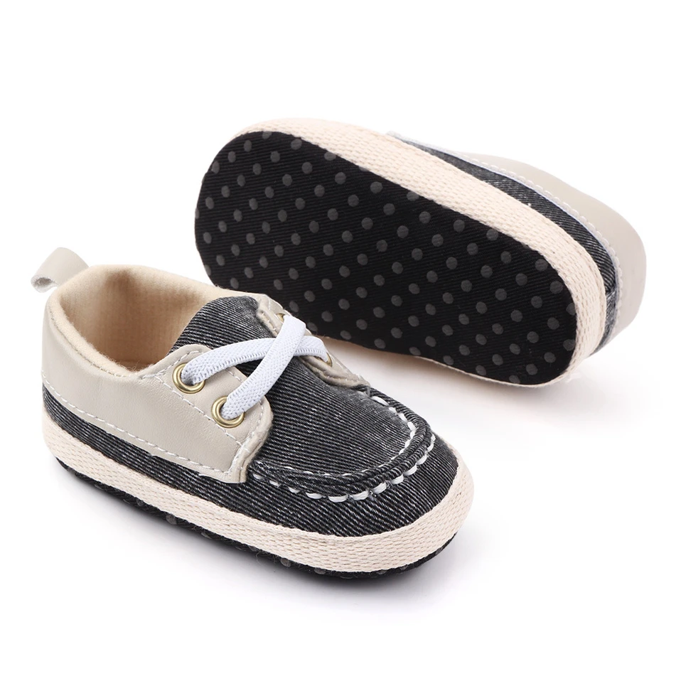 Primi camminatori neonato neonato ragazza suola morbida cotone scarpe antiscivolo Sneaker Prewalker scarpe Patchwork 0-18M 2