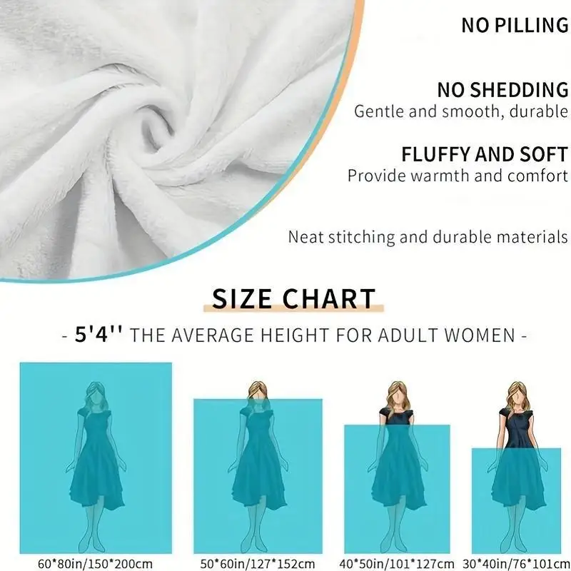 Coperta moderna in flanella con stampa zebrata da 1 pezzo - Coperta ultra morbida e calda con strisce di animali in bianco e nero, copriletto per divano per tutte le stagioni 4