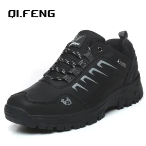 Uomo Donna Colore nero Sport all'aria aperta Scarpe casual Calzature invernali in pelliccia calda Scarpe da passeggio comode Sneaker classica da uomo di grandi dimensioni 1
