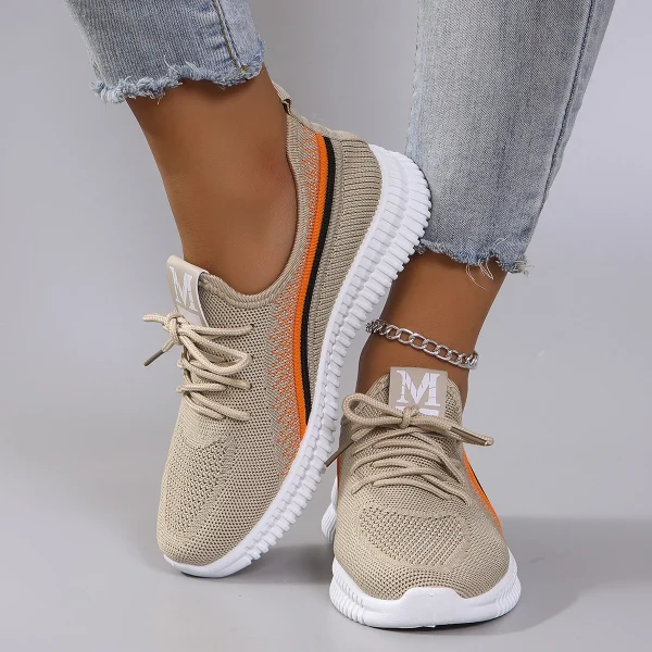 Scarpe basse estive in rete traspirante da donna, scarpe da donna, scarpe da ginnastica casual, spedizione gratuita 4