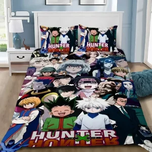 Cartoon Football Copripiumino Hunter X Hunter Federa Set di biancheria da letto Per adulti Ragazzi Ragazze Decorazione camera da letto Singolo Doppio Dimensioni 1