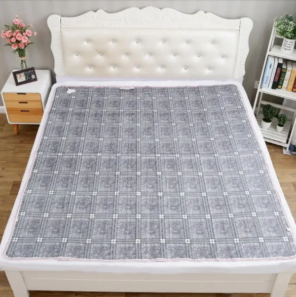 Coperta elettrica Riscaldatore più spesso Scaldacorpo doppio 150 * 120 cm Coperta riscaldata Termostato Coperta di riscaldamento elettrico Riscaldamento elettrico 2