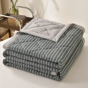1piumino stampato Coperta estiva Trapunta sottile delicata sulla pelle Trapunta per aria condizionata Trapunta morbida per la casa Compunta 	 (Senza federa) 1