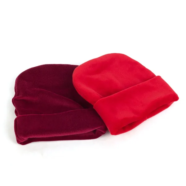 Geebro New Winter berretti di velluto caldi spessi cappelli per neonati ragazzi ragazze morbido cotone bambino neonati neonati morbidi cappellini solidi 5