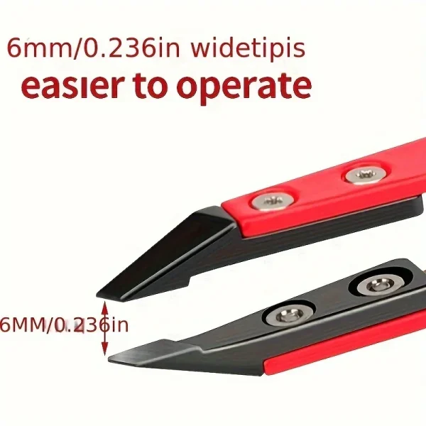 Pinzette a punta in ceramica con zirconia Pinzette in acciaio inossidabile con punte inclinate Bordi Sopracciglia Barba Pinzette per ciglia per capelli 2