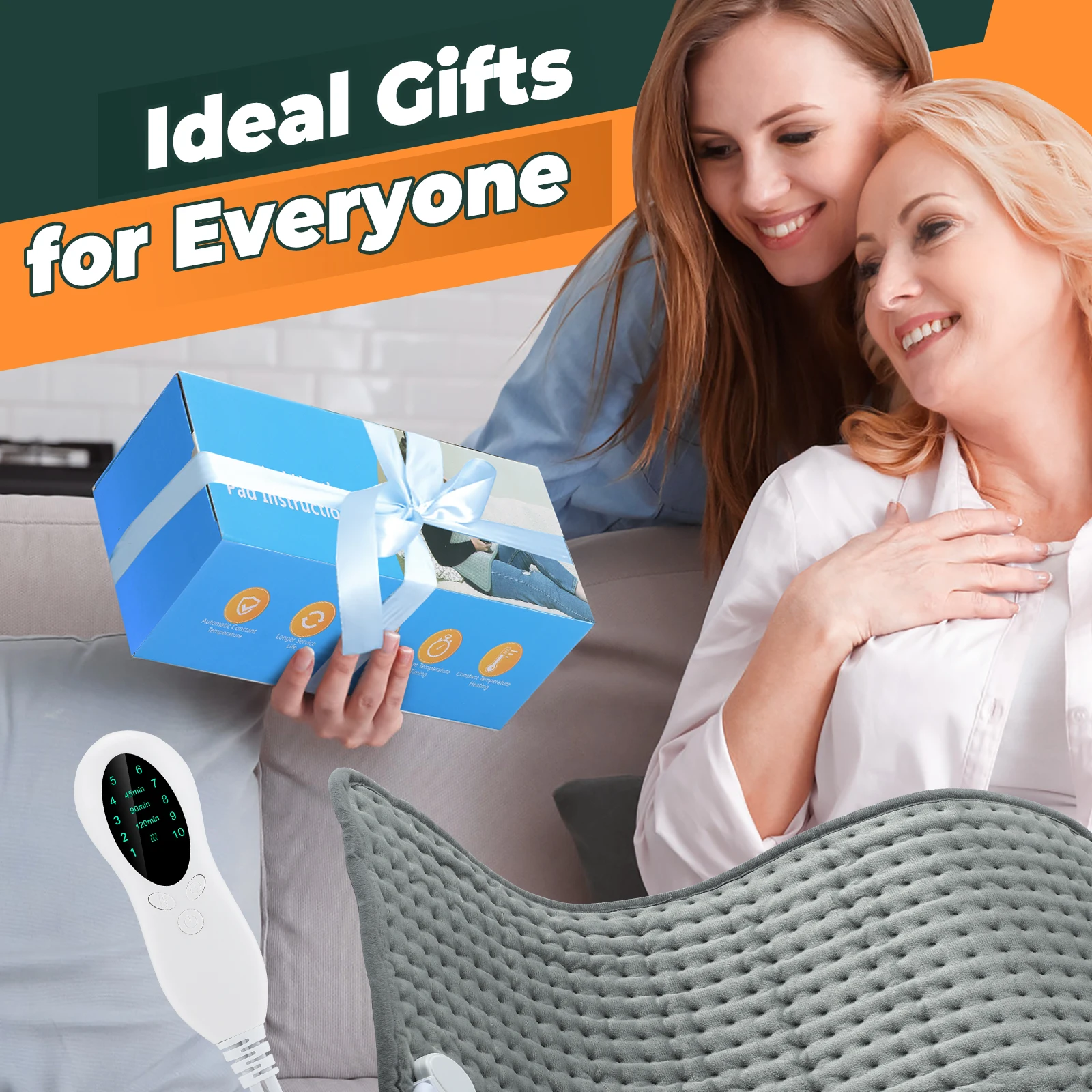 Coperta elettrica 220V 110V Tappetino riscaldante mestruale Tappetino caldo per ufficio Casa Piede Mano Riscaldatore da campeggio Scaldino Lenzuolo lavabile 6