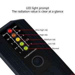 Q84D Tester radiazione elettromagnetica precisione Rilevatore radiazioni durevoli Rilevatore ghosthunting Meter 1