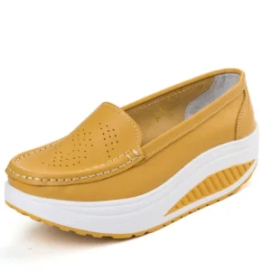 2024 nuovi sport e comode scarpe sportive casual da donna con tacco inclinato e suola in spugna comode e alla moda per le donne 1