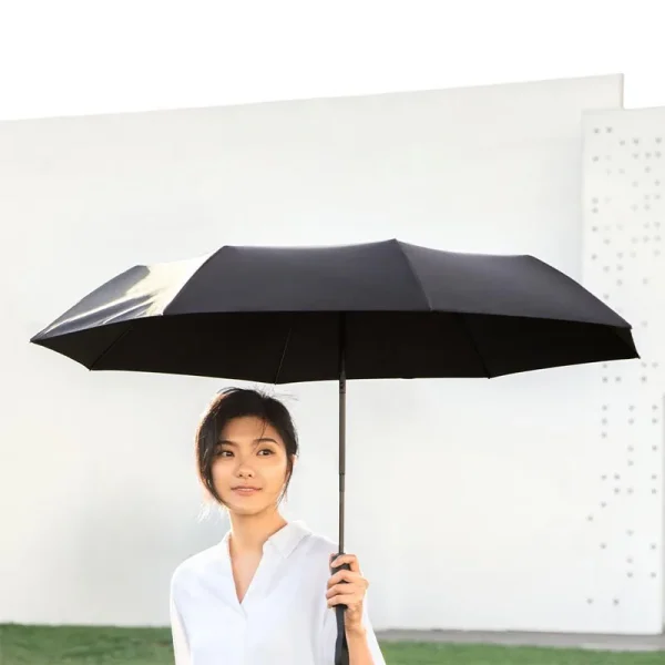 Xiaomi Mini Ombrello Pieghevole Automatico Anti UV Pioggia Ombrello da Sole Portatile Antivento Luce Donna Uomo Bambini Ombrellone Ombrello 2