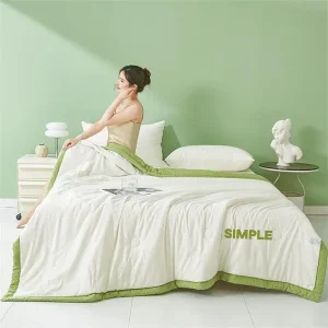 Trapunta per condizionatore d'aria in filato a bolle multicolore Trapunta estiva di soia Una coperta singola doppia sottile per bambini lavabile Tessili per la casa 1
