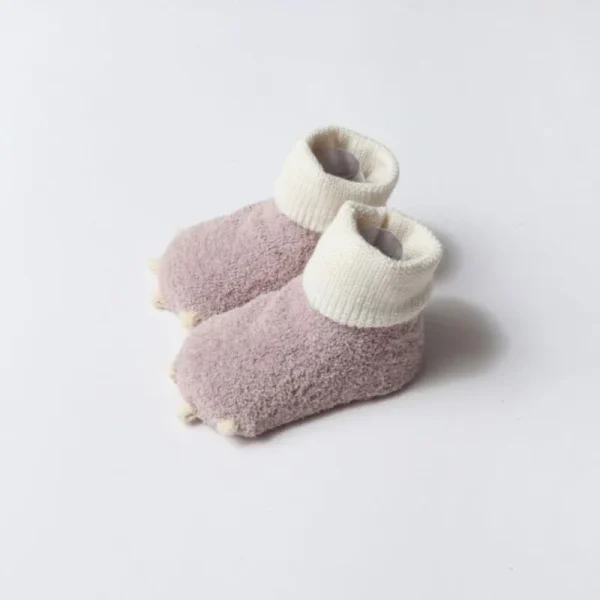 Nuovi simpatici calzini per neonati autunnali e invernali, calzini casual caldi per il piede del bambino 5