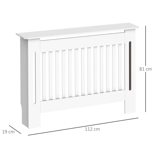 Copertura radiatore Homcom Copertura radiatore per radiatore Design moderno MDF 112X19X81Cm 3