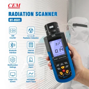 Lo Scanner di radiazioni ad alta precisione CEM DT-9501 consente multifunzionali 1