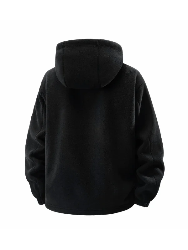 Giacca con cappuccio da esterno autunno e inverno da uomo, adatta per l'uso quotidiano a casa, per viaggi, feste, pendolarismo, moda all'aperto versatile, migliora il temperamento, streetwear, abbigliamento da viaggio. 6