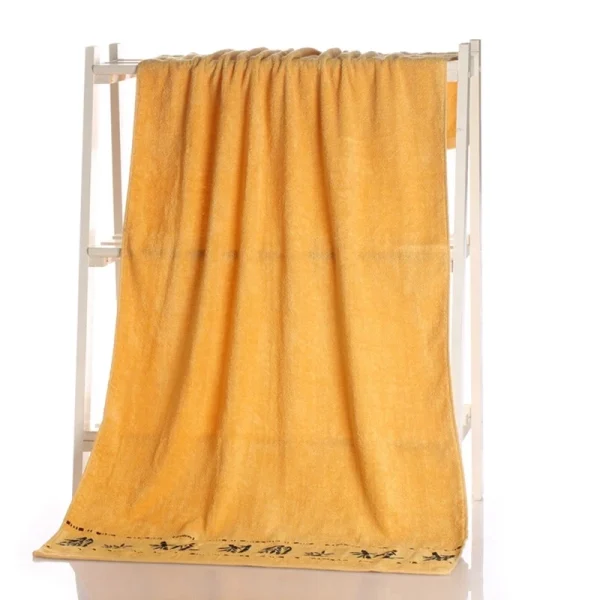 Set di 1/4/6 Asciugamani in fibra di bambù Set Asciugamani da bagno per la casa Asciugamano per il viso per adulti Asciugamani da bagno di lusso spessi e assorbenti Toalha De Praia 5