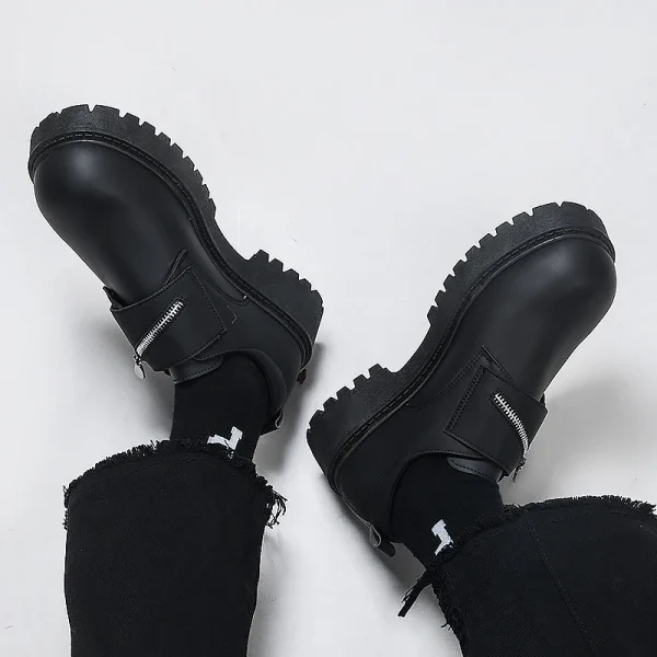 CYYTL Scarpe casual da uomo Mocassini in pelle Stivali da lavoro da ufficio Piattaforma Camminata all'aperto Moda Sport Designer di lusso Sneakers Estate 6
