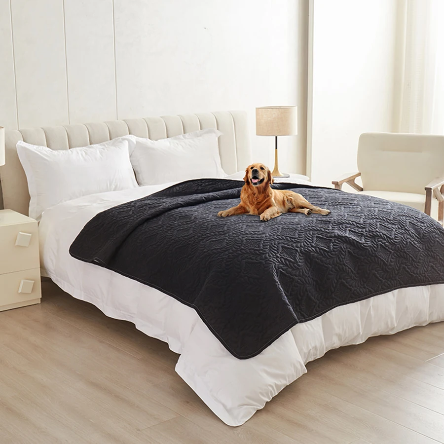 Copriletto per cani impermeabile Coperta per animali domestici per mobili Protezione per letto Copridivano per cani Gatti Copriletto con supporto antiscivolo a prova di sporco 1