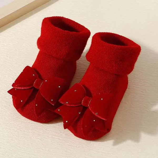Nuovi calzini rossi per bambini autunno/inverno 2