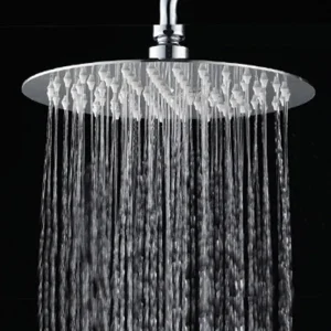 Soffioni doccia a cascata ultrasottili in acciaio inossidabile da 10/8/6 pollici di alta qualità soffione doccia a pioggia quadrato rotondo 1
