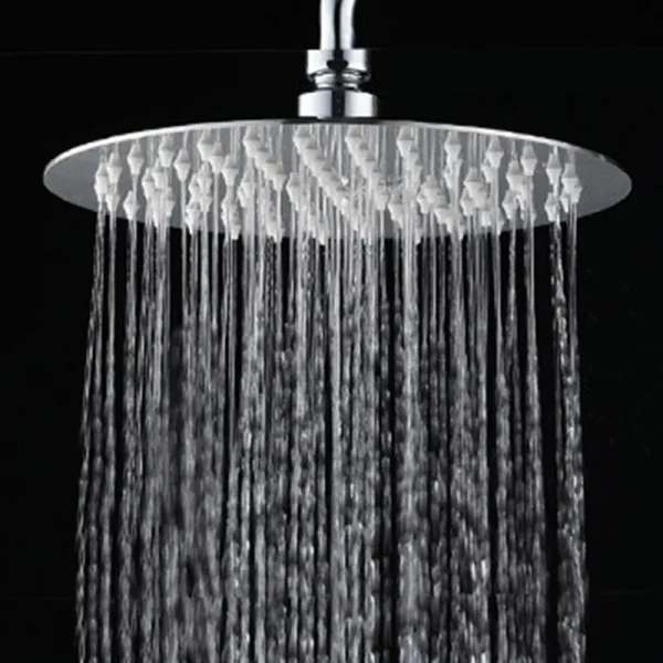 Soffioni doccia a cascata ultrasottili in acciaio inossidabile da 10/8/6 pollici di alta qualità soffione doccia a pioggia quadrato rotondo 1