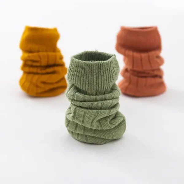 Nuovi calzini per bambini e ragazzi Calzini a tubo lungo alto al ginocchio a righe per ragazze Calzini per stivali Scaldamuscoli per bambini Calzino casual per bambini 4