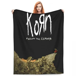 Korn Follow The Leader coperta decorazione in velluto multifunzione coperte Super calde per copriletti divano divano 1