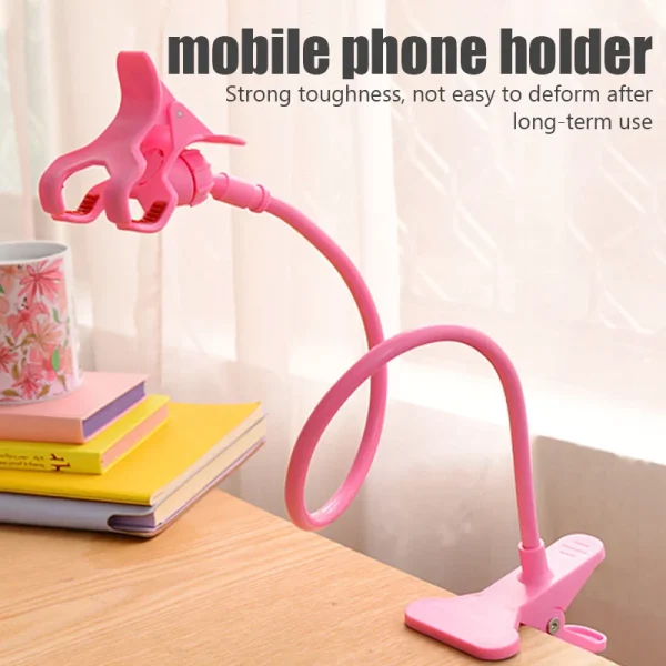 Supporto universale per telefono cellulare Supporto pigro flessibile Clip per telefono cellulare regolabile Staffa di montaggio da tavolo per letto di casa Supporto per smartphone 6