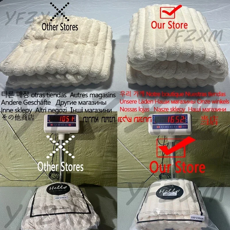 Coperta da letto calda primaverile autunnale in velluto imitazione coniglio o coperta e federa Coperte da divano morbide e calde per la coperta da tiro 6