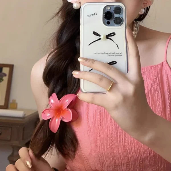New Vintage acetato Hair Claw Clip Sweet Butterfly Hair Clip Hairpin Barrettes accessori per capelli alla moda Barrettes per le donne ragazze 4