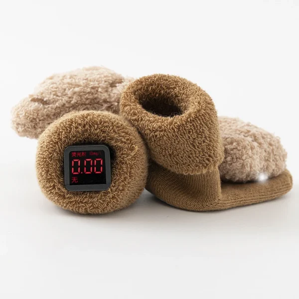 Calzini per bambini con animali simpatici cartoni animati per ragazzo ragazza inverno morbido cotone orso antiscivolo suola neonato calzino per bambini addensare Socken 5