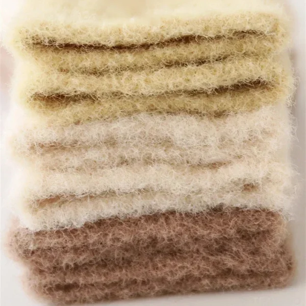 Autunno Inverno Nuovi Calzini per bambini Addensare Velluto Terry Neonato Ragazzo Ragazza Calze calde Solido lavorato a maglia Infantile Bambini Tubo centrale Socken 6