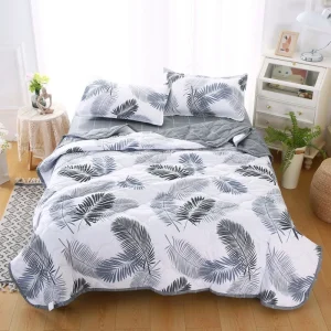 Set trapunta estiva morbida e delicata sulla pelle o trapunta singole Set piumino sottile leggero e traspirante Coperta doppia singola lavabile 1