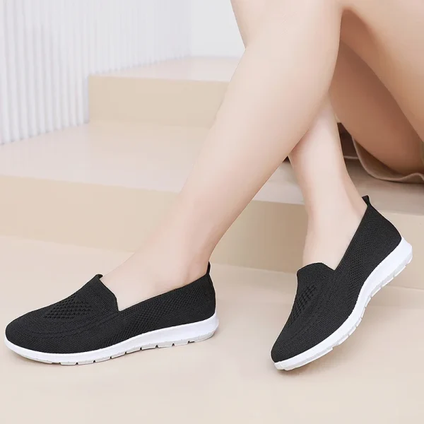 ​ Scarpe da donna Primavera Estate Casual Traspirante Suola grossa Scarpe piatte economiche 4
