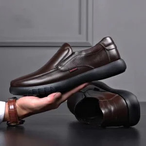 Scarpe da uomo in vera pelle + microfibra Leathe 38-47 Mocassini in gomma morbida antiscivolo Uomo Scarpe casual in pelle 2023 1