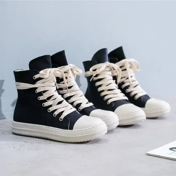 Nuove scarpe in pelle firmate Sneakers da donna Sneakers da uomo Scarpe Street Wear Scarpe casual da uomo Stivali di tela 1