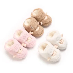  "Stivali in pile Baby Cartoon: scarpe da interno calde per ragazzi e ragazze | Primi camminatori autunno inverno" 1