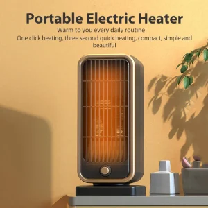 Riscaldatore elettrico portatile da 500 W PTC Ventilatore di aria calda calda Riscaldamento rapido per stufe di riscaldamento della stanza domestica Riscaldatore a ventola a temperatura costante 1