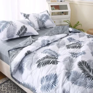 Set trapunta estiva morbida e delicata sulla pelle o trapunte singole Set piumino sottile e traspirante leggero lavabile singola doppia coperta 1