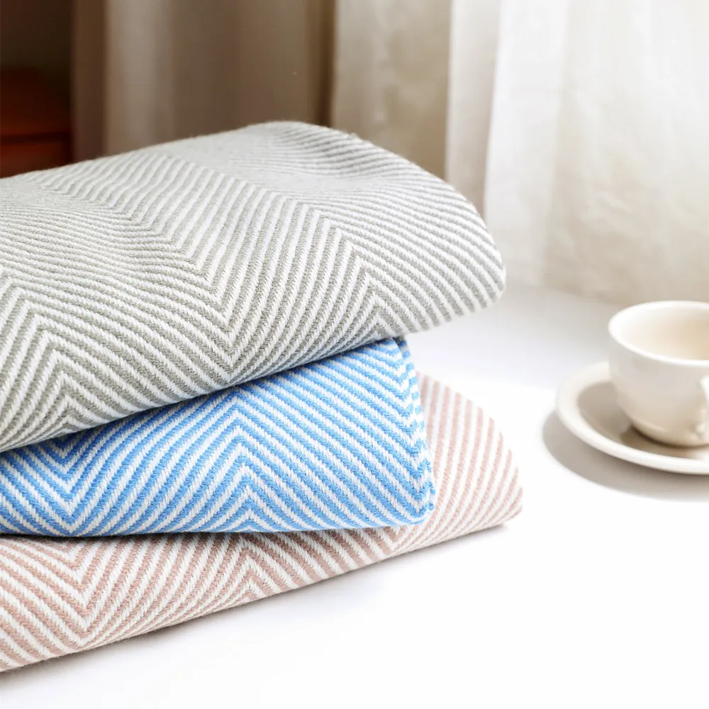 Nordic Stripes coperta copridivano letto fine asciugamano decorazione camera da letto coperta per il tempo libero scialle morbido caldo Boho Decor copriletto 6