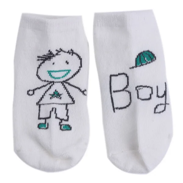 Primavera Autunno Inverno Bambino Sveglio Del Fumetto Calzini e Calzettoni Appena Nato Del Bambino Del Cotone Delle Ragazze Dei Ragazzi Del Bambino Asimmetria Anti-slip Calzini e Calzettoni per 0 -24 mesi 1