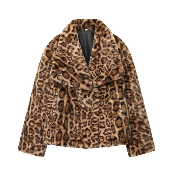 MUJER Cappotto in pelliccia sintetica Peluche soffice Giacca da donna 2025 Donna Autunno Inverno Novità in Capispalla Bianco Rosso Grigio Nero Miscele Cappotti 5