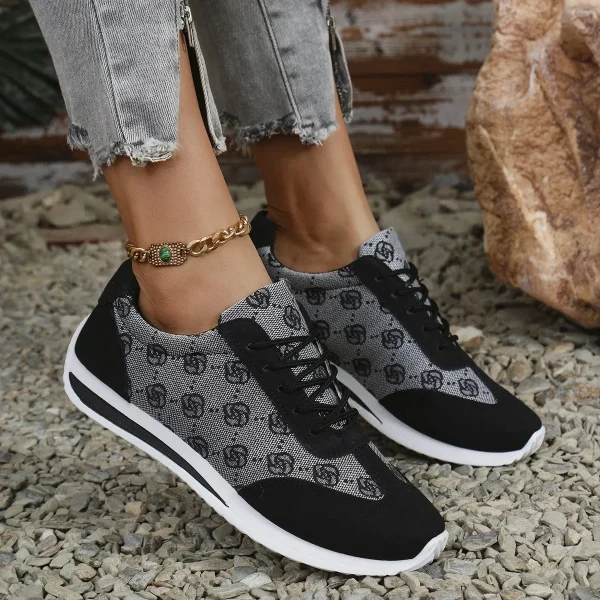 Primavera ed estate donna designer bocca traspirante cinturino incrociato sneakers piatte comode scarpe da ginnastica casual da passeggio Zapatos De Mujer 6