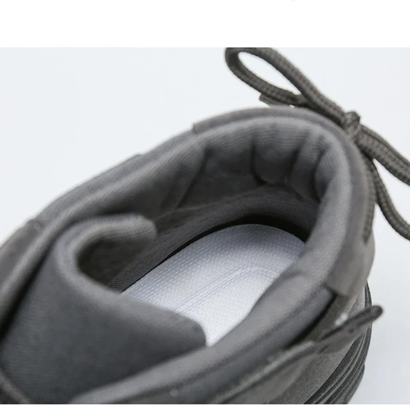 Stivali da uomo stivali da combattimento tattici per uomo scarpe da trekking all'aperto scarpe invernali leggere antiscivolo stivaletti da uomo Desert Bota 4