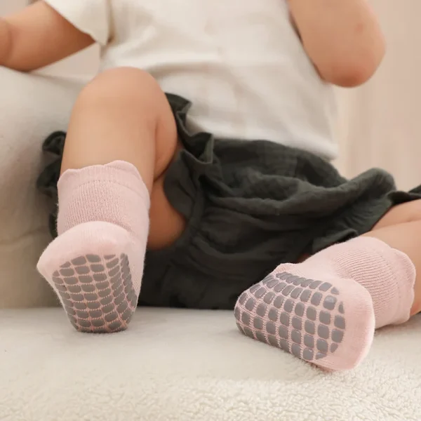 Lawadka primavera autunno neonate calzini con gomma cotone cartone animato pavimento antiscivolo Sport bambini calzini da barca per ragazzi 0-5 anni 2