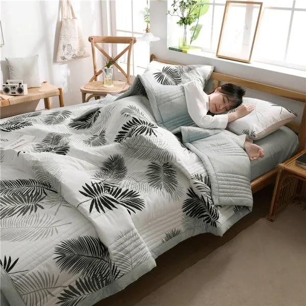 Piumino stile semplice per l'estate Biancheria da letto matrimoniale Copriletto trapuntato 150X200 Trapunta per la casa suspendueстельное белье (Pedera necessaria l'ordine) 3