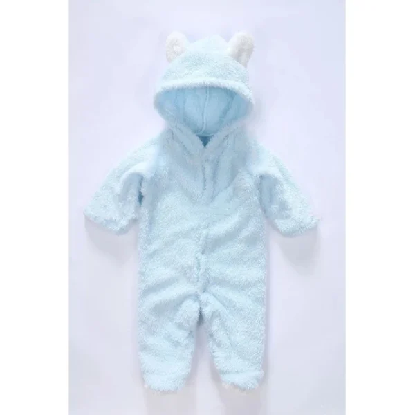 0-12M pagliaccetti neonato autunno inverno caldo pile neonati maschi ragazza Costume neonate abbigliamento animale tute bambino 4