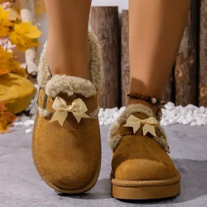 Autunno Inverno Scarpe da donna Scarpe basse casual Mocassini da donna Mocassini morbidi Moda Comfort Caldo peluche Slip on Scarpe di cotone femminili 1