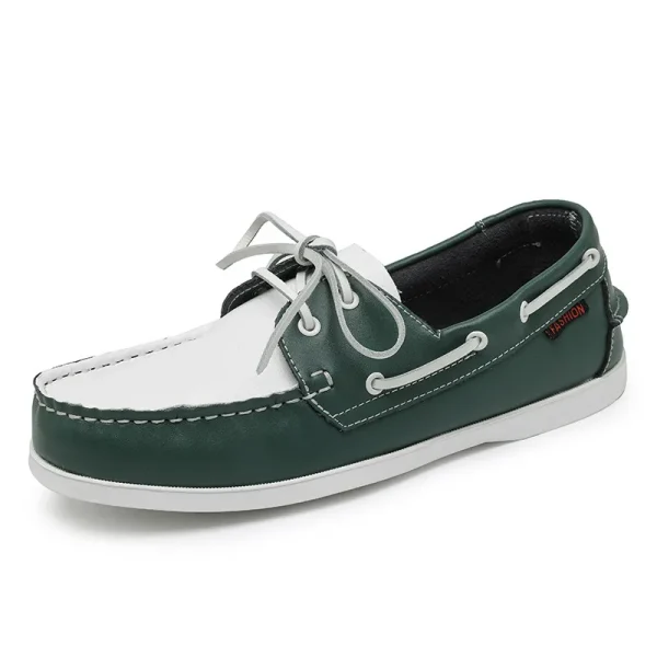 Scarpe casual da uomo in vera pelle Mocassini da uomo di moda Scarpe da guida piatte da uomo morbide e comode 2025 Nuove scarpe per il tempo libero da uomo 6