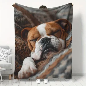 Coperta per animali con foto personalizzata, morbida coperta in microfibra – Personalizzata per cani e gatti – Caldo regalo per 4 stagioni, casa, viaggio, alla moda 1