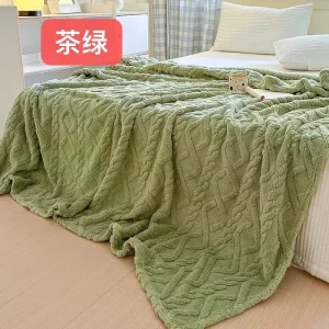 Coperta in pile più spessa singola/queen/super king per letto o divano, morbida coperta in peluche 1